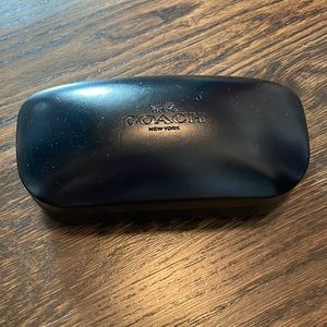 Black Coach sunglass case